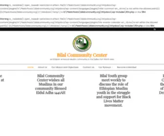 Bilalcommunity.org(An Ethipian) Screenshot