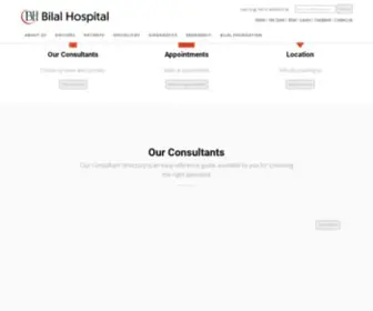 Bilalhospital.com(Bilal Hospital) Screenshot