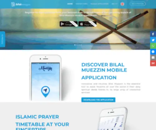 Bilalmuezzin.com(Bilal Muezzin) Screenshot