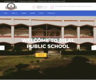 Bilalpublicschool.co.in(Bilal Public School) Screenshot