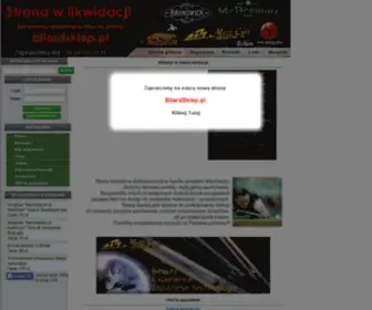 Bilard-Sklep.pl(Strona przeniesiona) Screenshot