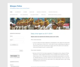 Bilaspurpolice.in(Bilaspur Police) Screenshot