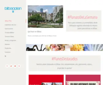 Bilbaoplan.com(Planes de ocio y cultura en Bilbao) Screenshot