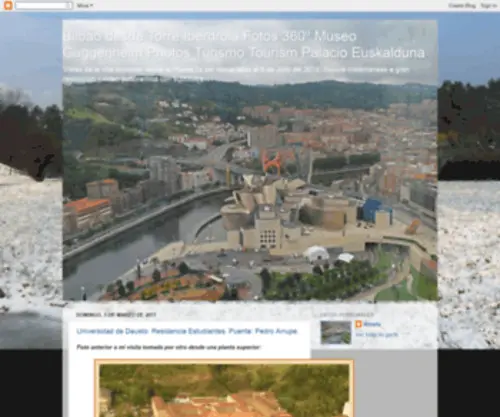 Bilbaoturismo.info(Bilbao desde Torre Iberdrola Fotos 360) Screenshot