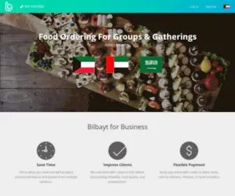 Bilbayt.com(Order Catering Online In Kuwait) Screenshot