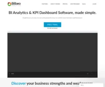 Bilbeo.com(KPI Dashboard Software) Screenshot