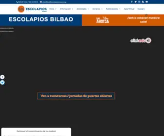 Bilbokoeskolapioak.org(Colegio Escolapios Bilbao) Screenshot