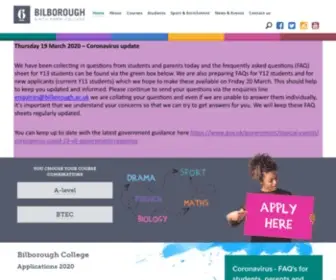 Bilborough.ac.uk(Bilborough College) Screenshot