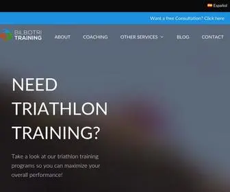 Bilbotri.com(Triathlon Coaching & Training) Screenshot