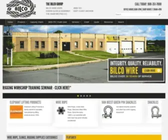 Bilcogroup.com(Wire Rope) Screenshot