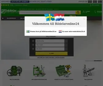 Bildelaronline24.se(Köp reservdelar och bildelar billiga på nätet) Screenshot