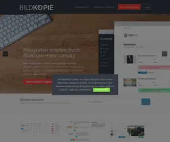 Bildkopie.com(Online Galerien mit Webshop (Onlineshop) Screenshot