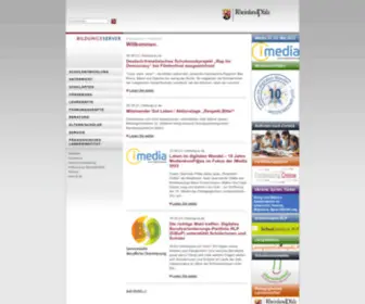 Bildung-RP.de(Bildungsserver Rheinland) Screenshot