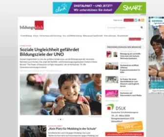 Bildungsklick.de(Bildungsklick macht Bildung zum Thema) Screenshot