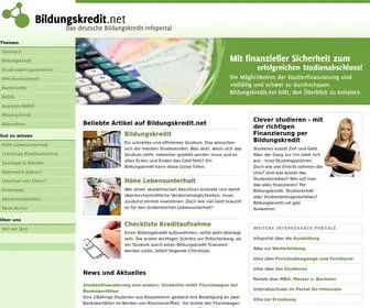 Bildungskredit.net(BAföG) Screenshot