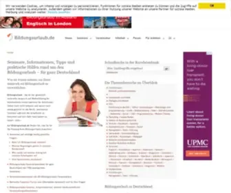 Bildungsurlaub.de(6589 Seminare) Screenshot