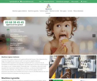 Bilecan.com(Machine à glace italienne professionnelle) Screenshot