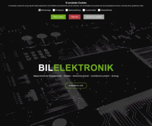 Bilelektronik.se(LB Styrdon & Datateknik) Screenshot