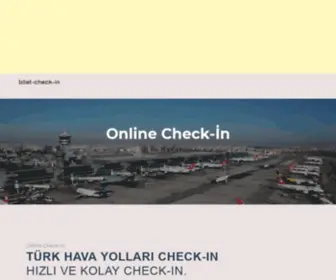 Bilet-Check-IN.com(Online Uçak Bileti Check) Screenshot