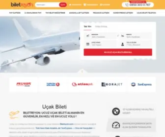 Biletreyon.com(Ucuz Uçak Bileti Sitesi) Screenshot
