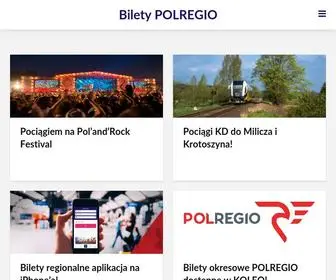 Biletyregio.pl(Bilety regionalne) Screenshot