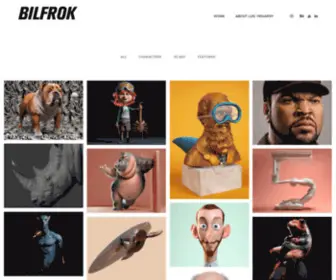 Bilfrok.com(Portfolio 3D art) Screenshot