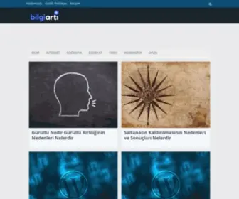 Bilgiarti.com(Bilgiarti) Screenshot