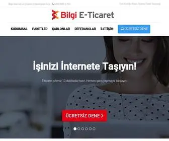 Bilgieticaret.com(Bilgi E) Screenshot