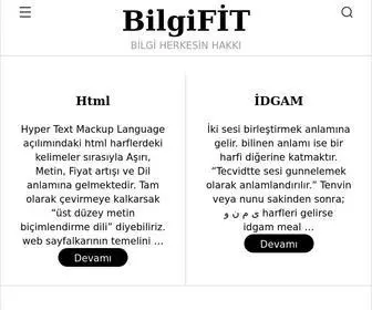 Bilgifit.com(BETA) Screenshot