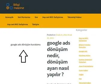 Bilgihazine.com(Bilgi Hazine) Screenshot