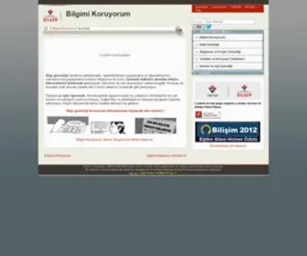 Bilgimikoruyorum.org.tr(Bilgi Güvenliği) Screenshot