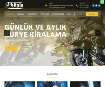 Bilginmotokurye.com(BORCUNDAN DOLAYI KAPALI) Screenshot