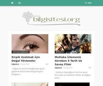 Bilgisitesi.org(Bilgi Sitesi) Screenshot