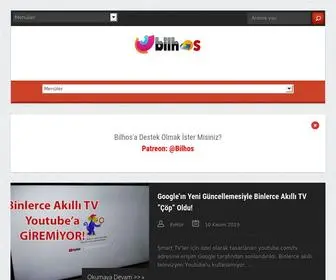 Bilhos.com.tr(Güncel Teknoloji Blogu) Screenshot