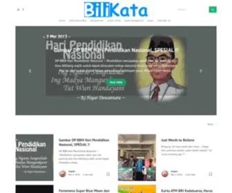 Bilikata.com(Kata Mutiara Populer) Screenshot