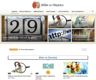 Bilimvedusunce.com(Bilim) Screenshot