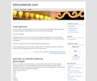 Bilimveteknik.com(Bilimveteknik) Screenshot