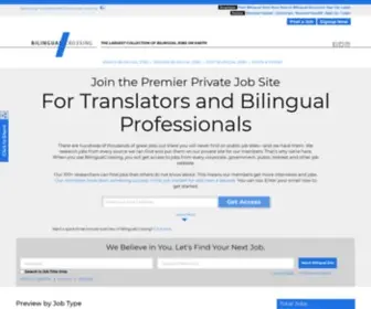 Bilingualcrossing.com(Bilingual Jobs) Screenshot