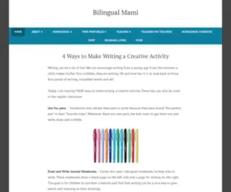 Bilingualmami.com(Bilingual Mami) Screenshot