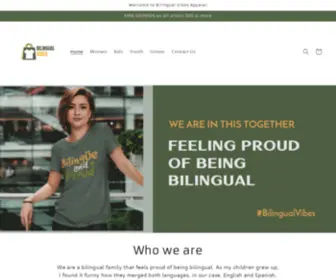 Bilingualvibesapparel.com(Bilingual Vibes Apparel) Screenshot