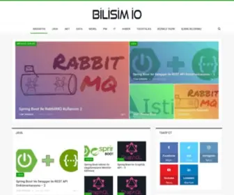 Bilisim.io(M, Mobil, Big Data, Yapay Zeka, Bilim, Teknoloji) Screenshot