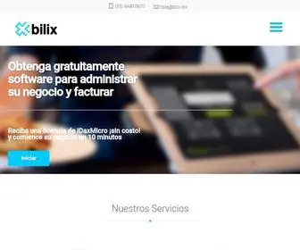 Bilix.mx(Inteligencia para tu negocio) Screenshot