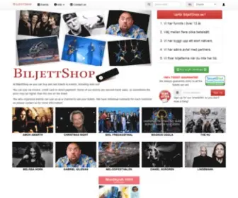 Biljettshop.se(Biljetter till musik och sport) Screenshot