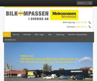 Bilkompassen.se(Mekonomen Bilverkstad) Screenshot