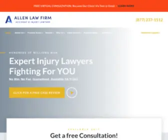 Billallenlaw.com(Gainesville Personal Injury Lawyer) Screenshot