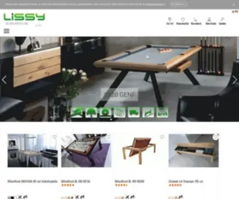 Billard-Lissy.de(Billard Shop) Screenshot