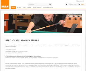 Billard-Muenchen.de(Billard München) Screenshot