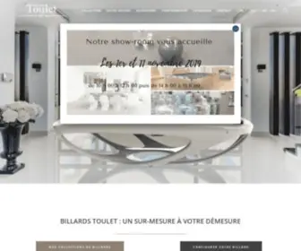 Billard-Toulet.com(Billiard‘s manufacture) Screenshot