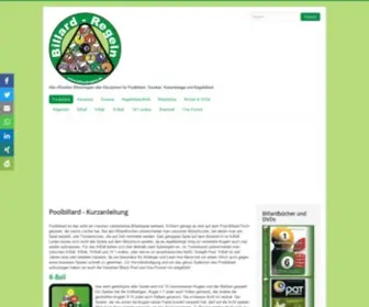 Billardregeln.de(Poolbilliard Kurzanleitung) Screenshot