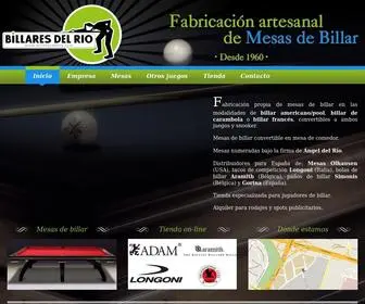 Billaresdelrio.com(BILLARES DEL RIO) Screenshot